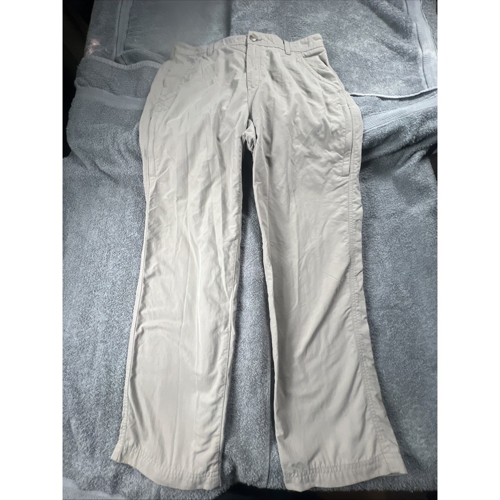 REI Pants Mens 36x32 Green Hiking Outdoor Commuter Traveler Cargo Nylon UPF 50